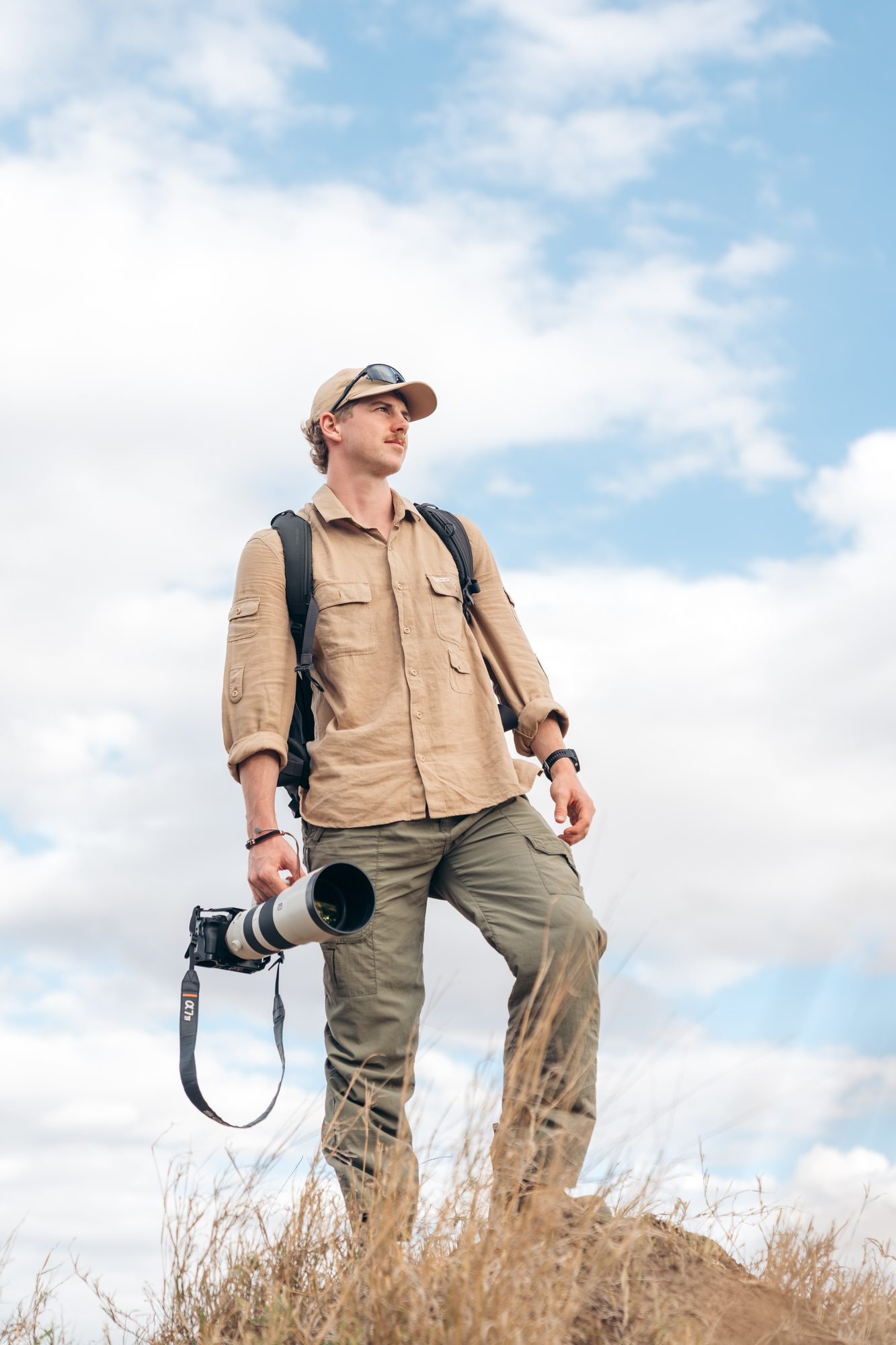 Charlie Gould in the Maasai Mara